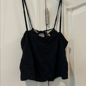 Free People Black Strappy Camisole